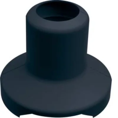 TEHALIT.DB-HB Socle de raccordement couvercle flexible - profilé de sol en aluminium anthracite