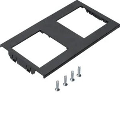 TEHALIT.GB-EG Marco 48x48 doble para GTVR300 PC-ABS negro