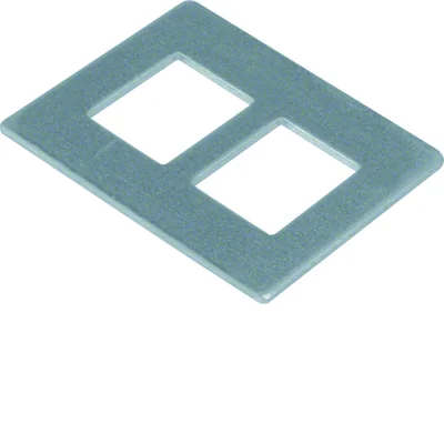TEHALIT.GB-EG Mounting plate GTVD2/300 2xRJ45 19.3x14.8 aluminum
