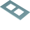 TEHALIT.GB-EG Mounting plate GTVD2/300 2xRJ45 20.1x19.5 aluminum