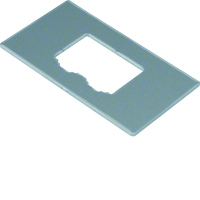 TEHALIT.GB-EG Mounting plate GTVD2/300 2xRJ45 U02097 aluminum
