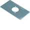 TEHALIT.GB-EG Mounting plate GTVD2/300 AUDIO XLR 24mm aluminum