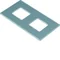 TEHALIT.GB-EG Piastra di montaggio GTVD2/300 2xRJ45 17,2x18,3 alluminio