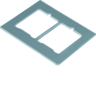 TEHALIT.GB-EG Piastra di montaggio GTVD2/300 2xRJ45 18x22,8 alluminio