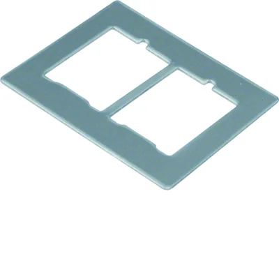 TEHALIT.GB-EG Plaque de montage GTVD2/300 2xRJ45 18x22,8 aluminium