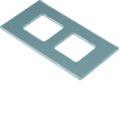 TEHALIT.GB-EG Płytka montażowa GTVD2/300 2xRJ45 20,1x19,5 aluminium