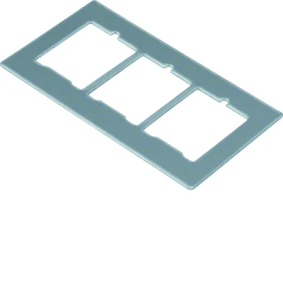 TEHALIT.GB-EG Płytka montażowa GTVD2/300 3xRJ45 18x22,8 aluminium