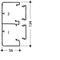 TEHALIT.GBD Wiring trunking 50x130mm 2 chambers black