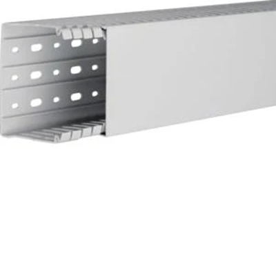 TEHALIT.HA7 Halogen-free comb duct 80x100mm light grey