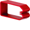 TEHALIT.HNG Cable clamp 75x37mm red
