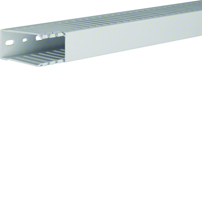 TEHALIT.HNG Conduit peigne sans halogène 75x37mm PC/ABS gris clair