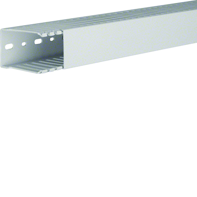 TEHALIT.HNG Halogen-free comb duct 75x50mm PC/ABS light gray
