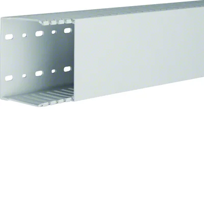 TEHALIT.HNG Halogenfreier Kammkanal 75x100mm PC/ABS hellgrau