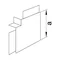 tehalit.LF Angle plat 20x35/36mm blanc