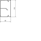 TEHALIT.LF Canale per installazione elettrica in PVC 40x111mm grigio