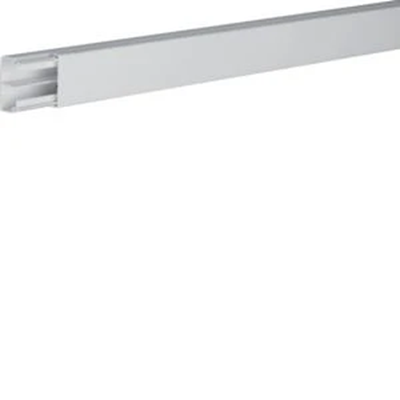 TEHALIT.LF PVC electrical installation trunking 20x33mm, two-chamber light grey