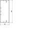 TEHALIT.LF PVC wiring trunking 60x190mm grey