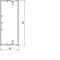 TEHALIT.LF PVC wiring trunking 60x190mm light grey