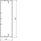 TEHALIT.LF PVC wiring trunking 60x230mm light grey