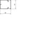 TEHALIT.LF PVC wiring trunking 60x57mm light grey