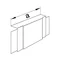 tehalit.LF/ateha Element T/X 40x40mm blanc