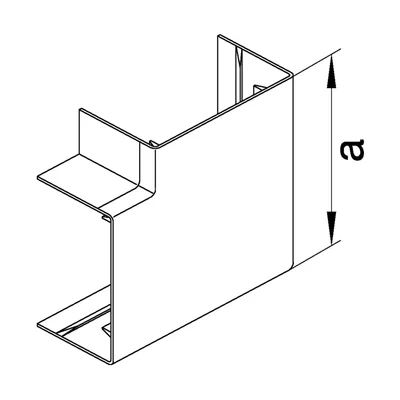 tehalit.LF/LFF Flachwinkel 40x60mm, weiß