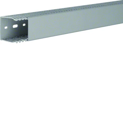 TEHALIT.LKG Halogenfreier Kammkanal mit Abdeckung 50x50mm grau