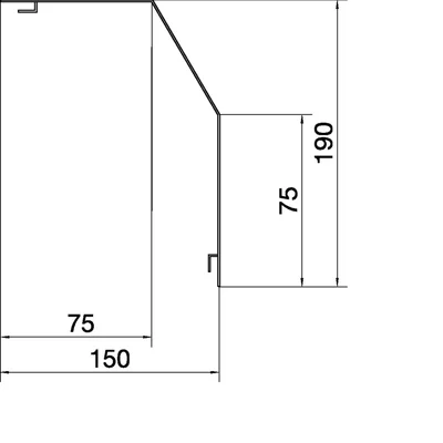 TEHALIT.RK Couvercle principal 190mm blanc