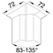 TEHALIT.SL Angle interne réglable 20x80 aluminium