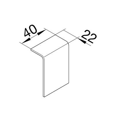 TEHALIT.SL Connector 20x55 oak