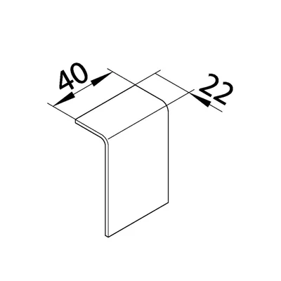 TEHALIT.SL Connector 20x55 oak