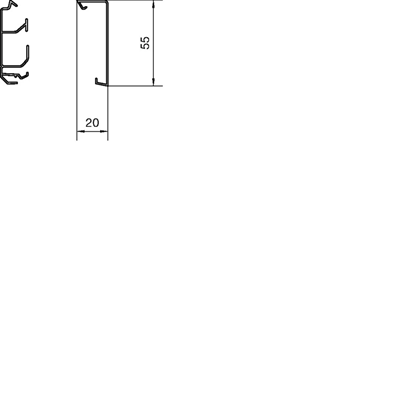 TEHALIT.SL Cover 20x55 beech