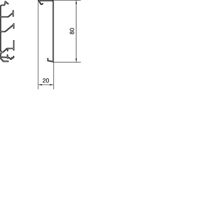 TEHALIT.SL Cover 20x80 cherry