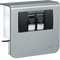 TEHALIT.SL Device carrier 20x55 2xRJ45 category 6 aluminum