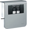TEHALIT.SL Device carrier 20x80 2xRJ45 category 6 aluminum