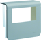 TEHALIT.SL Device carrier cover 20x55 2x 45x45 aluminum