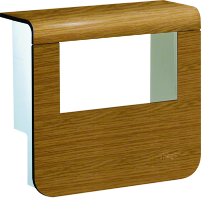 TEHALIT.SL Device carrier cover 20x55 2x 45x45 oak