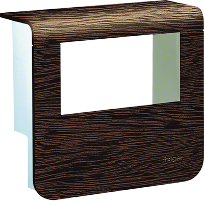 TEHALIT.SL Device carrier cover 20x55 2x 45x45 sucupira
