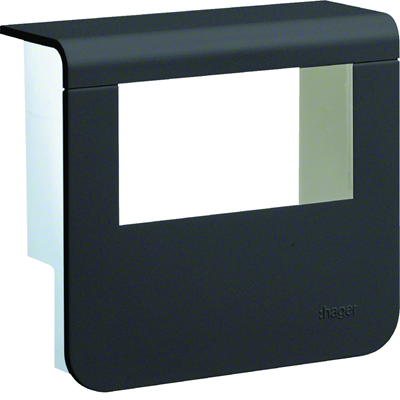 TEHALIT.SL Device carrier cover 20x55 2x45x45 black