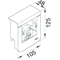 TEHALIT.SL Empty device carrier 20x55 fi60 oak