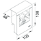 TEHALIT.SL Empty device carrier 20x80 fi60 beech