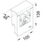 TEHALIT.SL Empty device carrier 20x80 fi60 beech