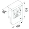 TEHALIT.SL Empty device carrier 20x80 fi60 beech