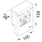 TEHALIT.SL Empty device carrier 20x80 fi60 sucupira