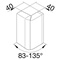 TEHALIT.SL External angle adjustable 20x115 black