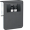 TEHALIT.SL Geräteträger 20x115 2xRJ45 Kategorie 6 schwarz