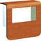 TEHALIT.SL Geräteträgerabdeckung 20x55 2x 45x45 Kirsche