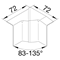 TEHALIT.SL Internal angle adjustable 20x55 black
