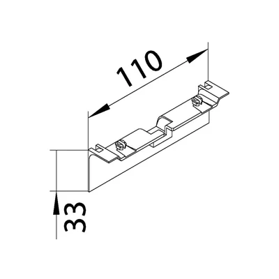 TEHALIT.SL Накладка носія 20x80 чорна