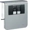 TEHALIT.SL Support appareil 20x80 2xRJ45 catégorie 6 aluminium